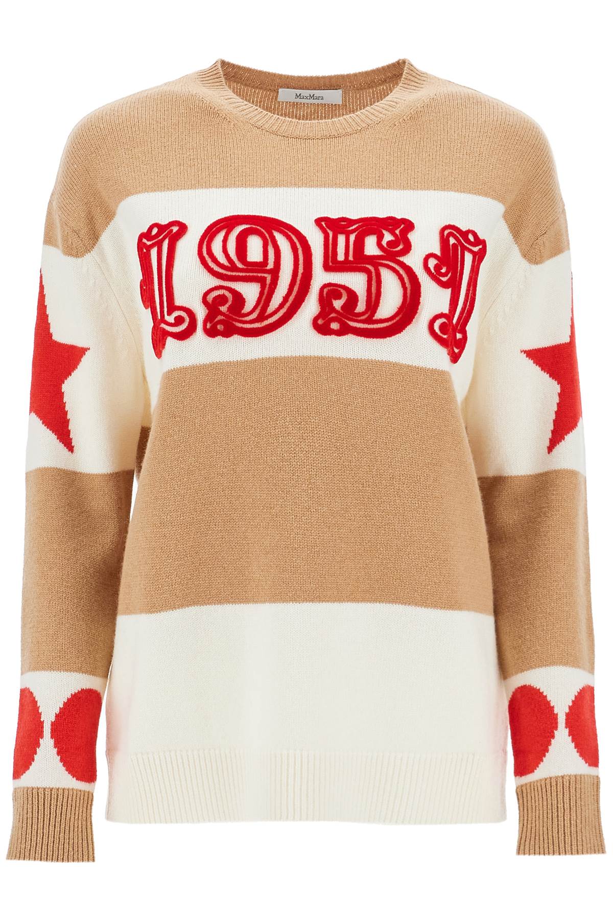 'wool And Cashmere Pullover  - Beige