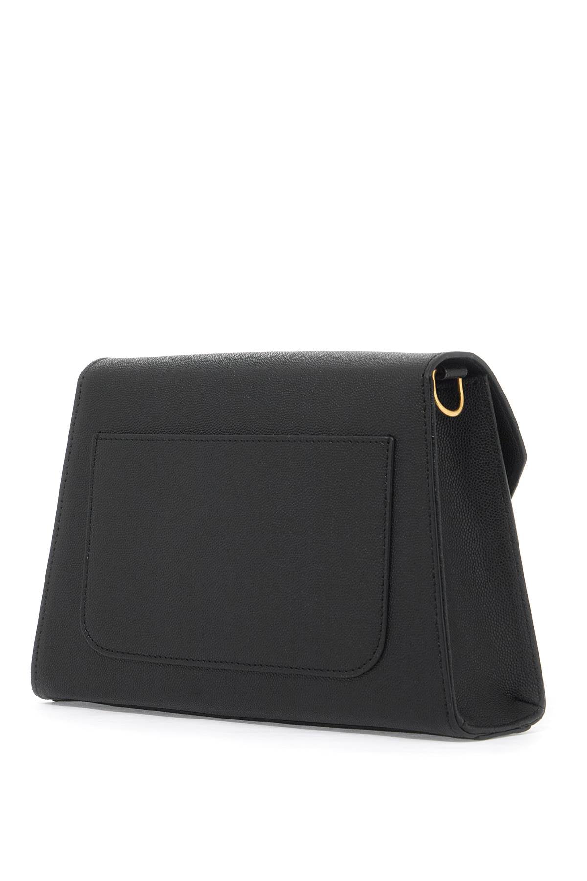 Emblem Clutch  - Black