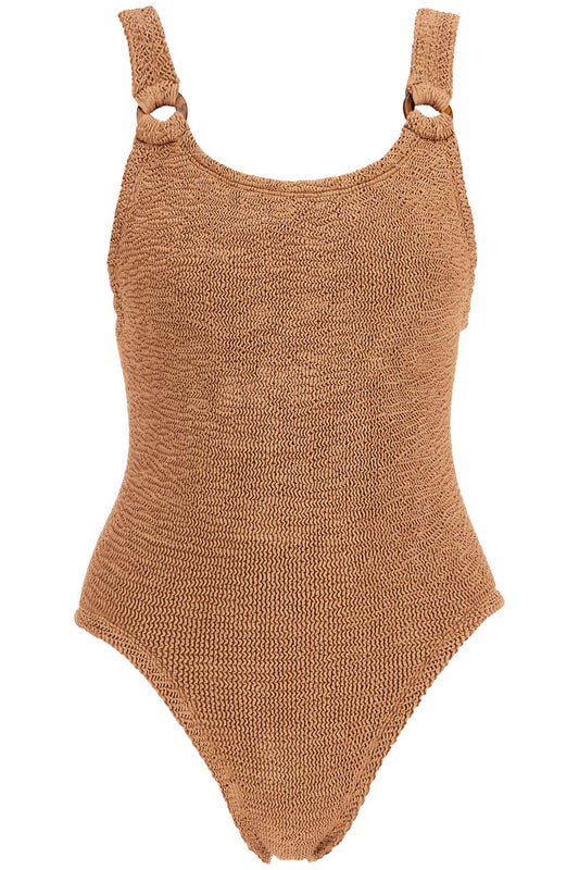 Full-body Domino Swimsuit  - Beige