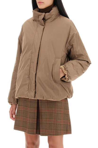 'donatello' Reversible Puffer Jacket  - Beige