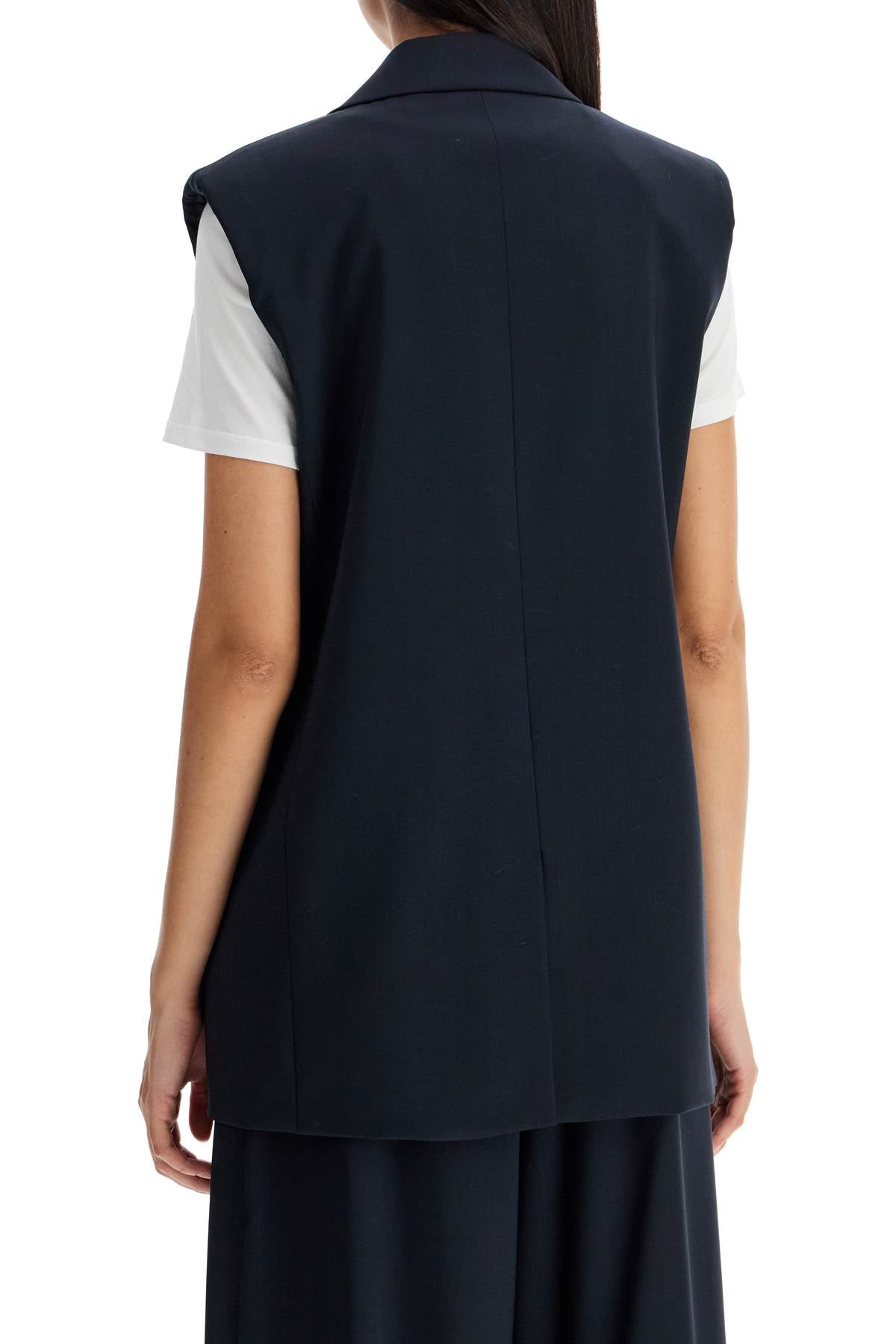 Tailored Women's Vest  - Blue