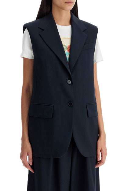 Tailored Women's Vest  - Blue