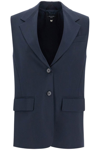 Tailored Women's Vest  - Blue