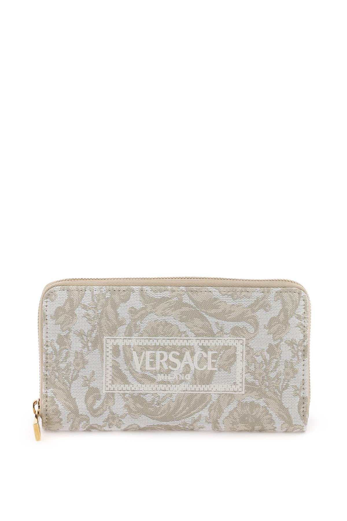 Barocco Long Wallet  - Beige