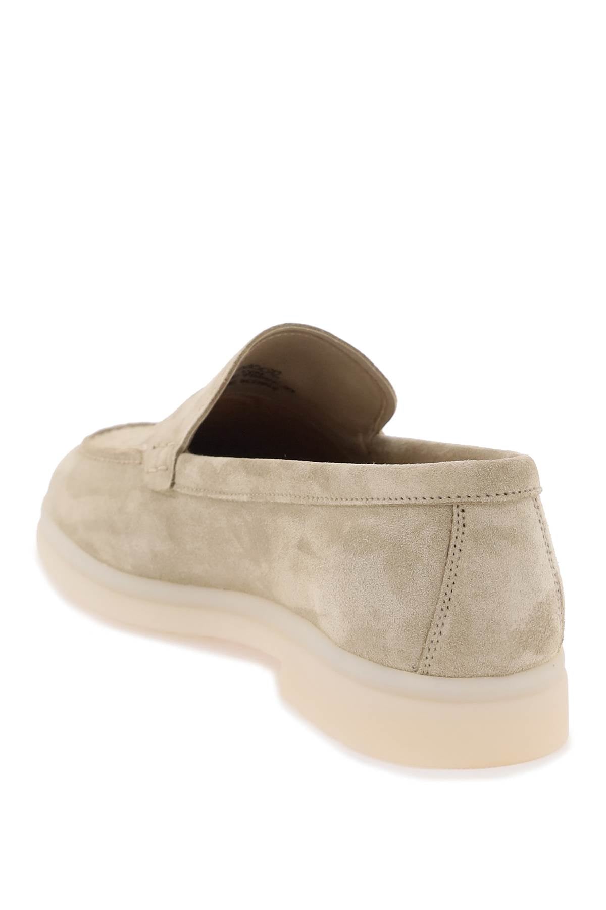 Suede Leather Lyn Moccas  - Beige