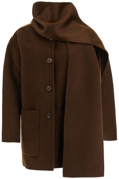 'antwerp Coat With Built-in  - Brown