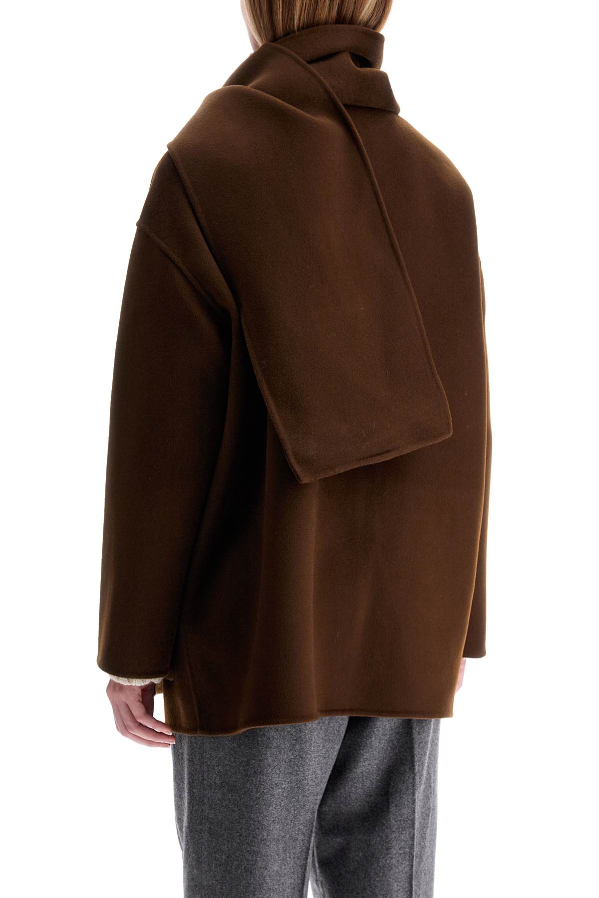 'antwerp Coat With Built-in  - Brown