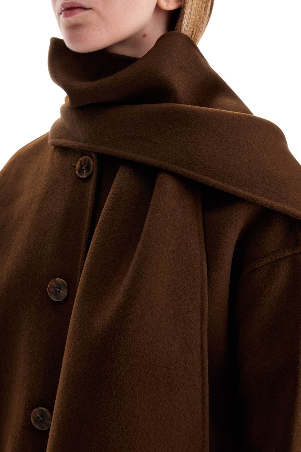 'antwerp Coat With Built-in  - Brown