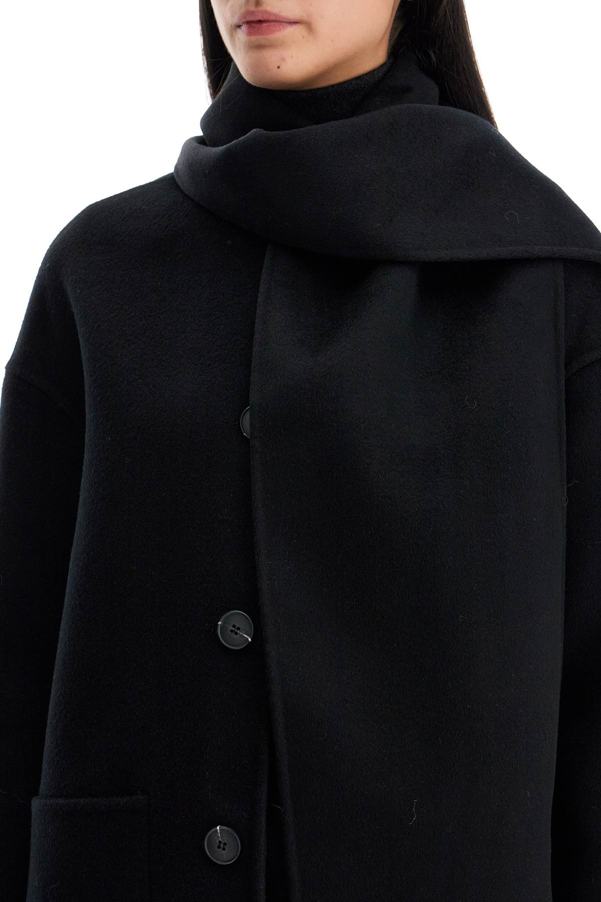 "antwerp Coat With Built-in  - Black