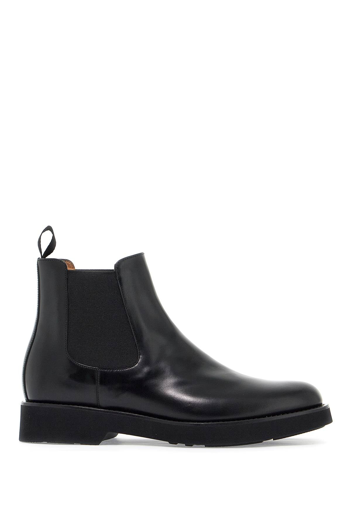 Monmouth Chelsea Leather Brushed Ankle Boots  - Black