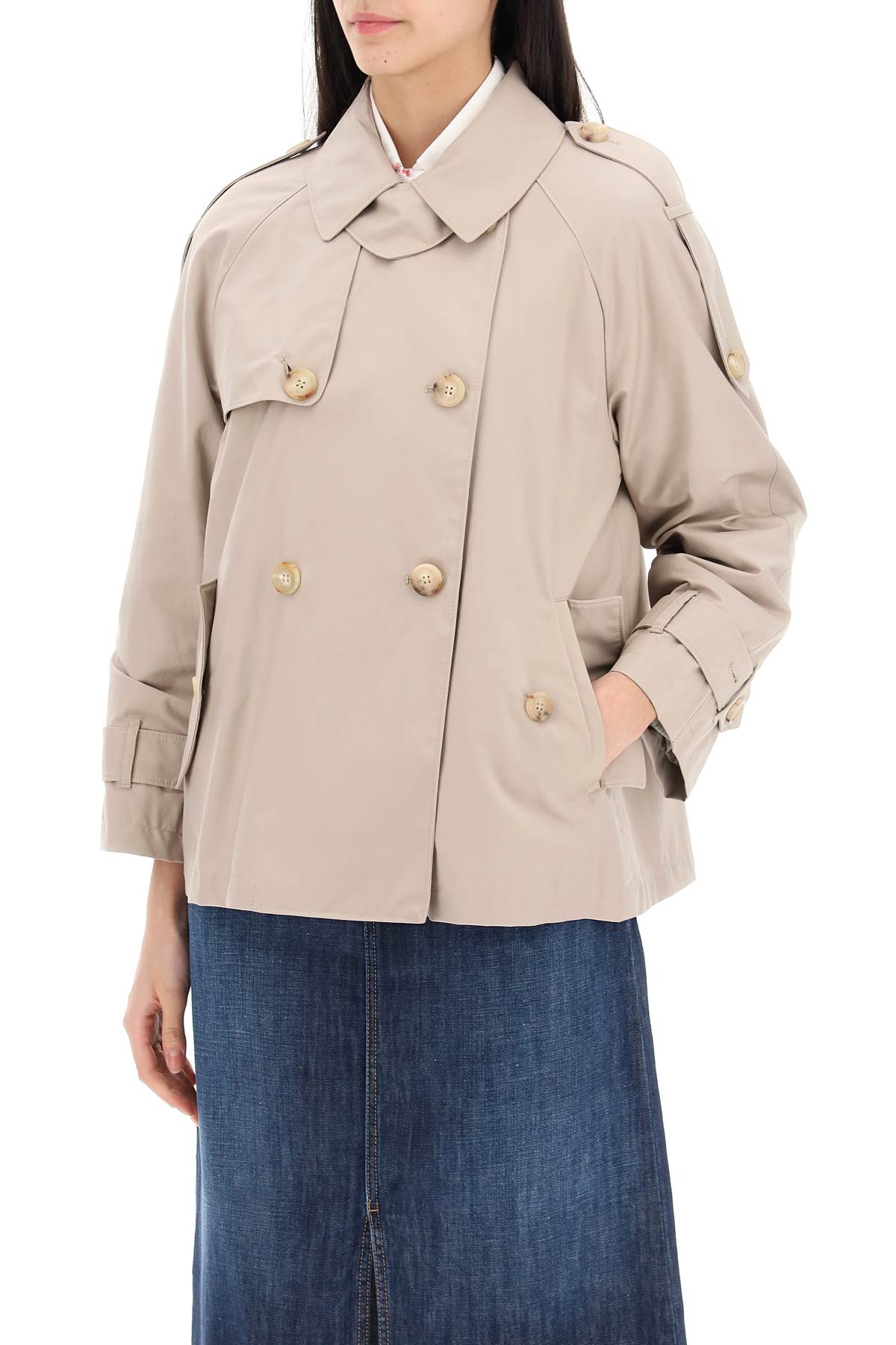 Waterproof Trench Coat  - Beige