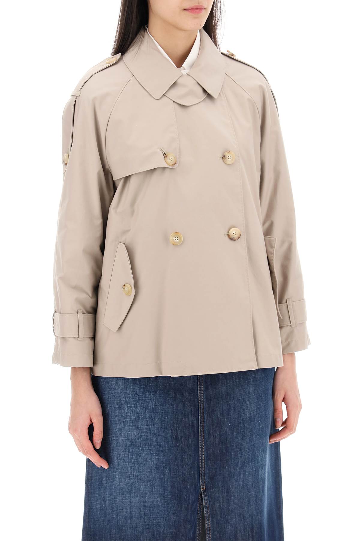 Waterproof Trench Coat  - Beige