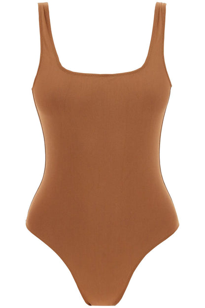 Full Body Metallic Lycra Swims  - Brown