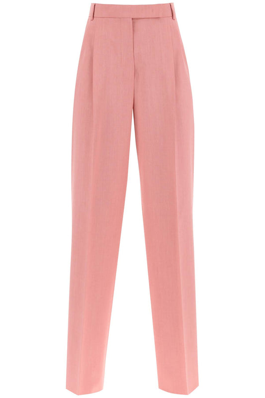 Durante Wide Leg Tailoring Pants  - Pink