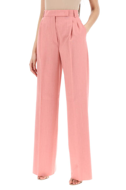 Durante Wide Leg Tailoring Pants  - Pink