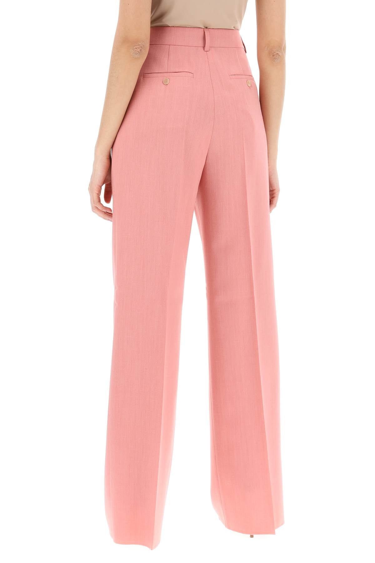 Durante Wide Leg Tailoring Pants  - Pink