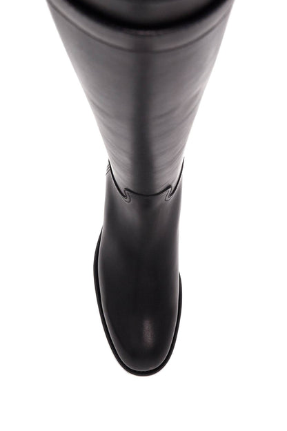 'michelle 2g Leather Boots  - Black