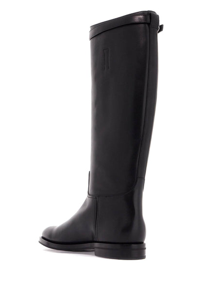 'michelle 2g Leather Boots  - Black