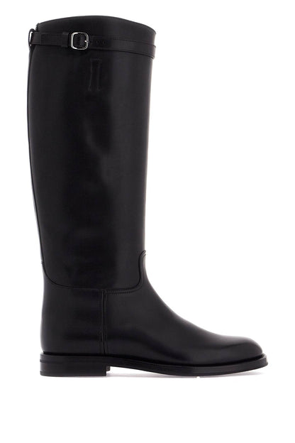 'michelle 2g Leather Boots  - Black