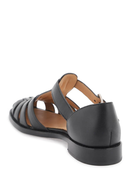 Kelsey Cage Sandals  - Black