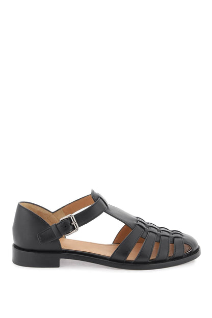 Kelsey Cage Sandals  - Black