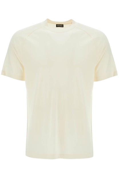 Wool Jersey T-shirt For Men  - White