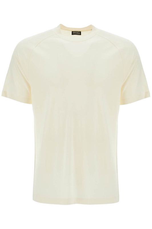 Wool Jersey T-shirt For Men  - White