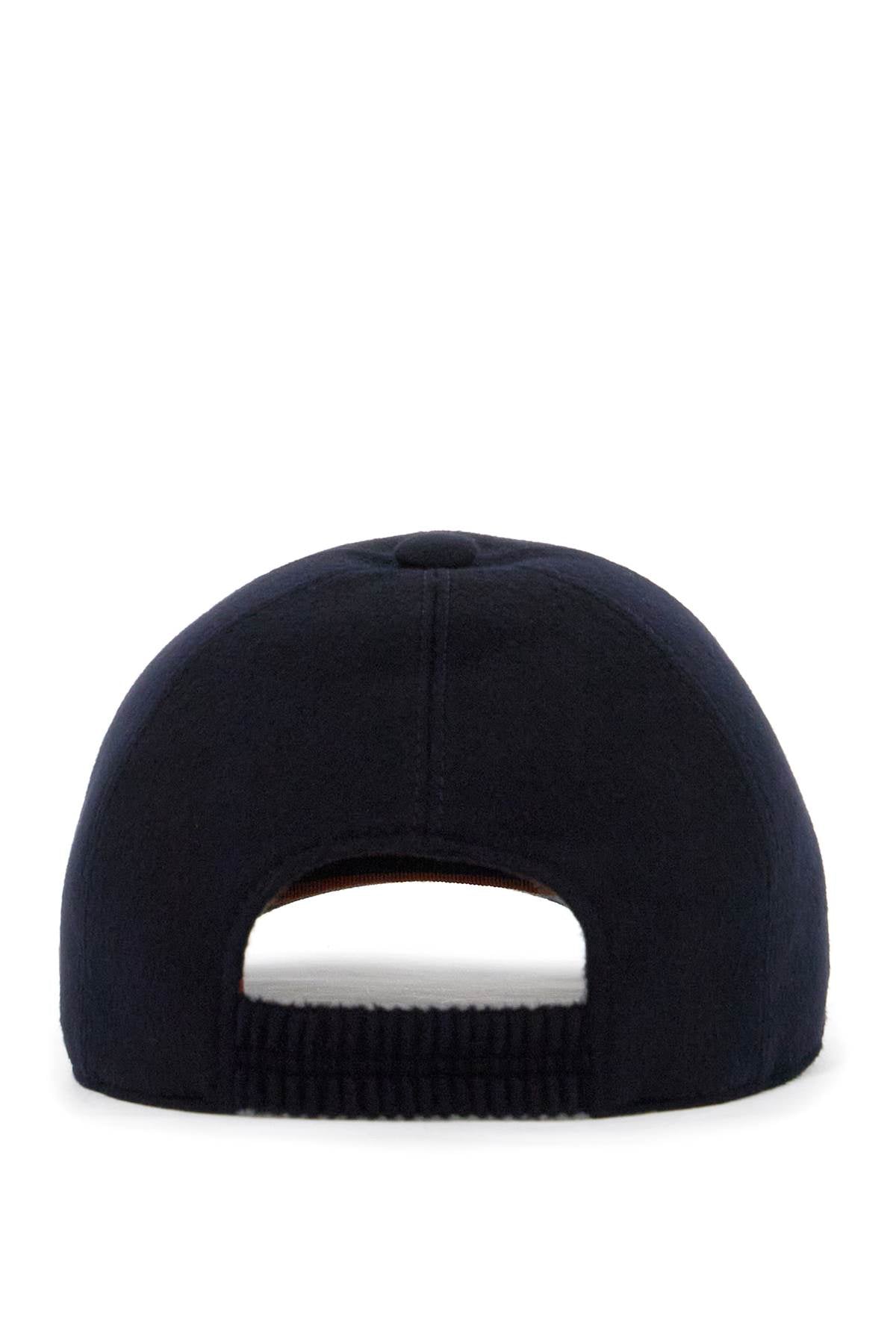 Cashmere Baseball Cap For Stylish  - Blue