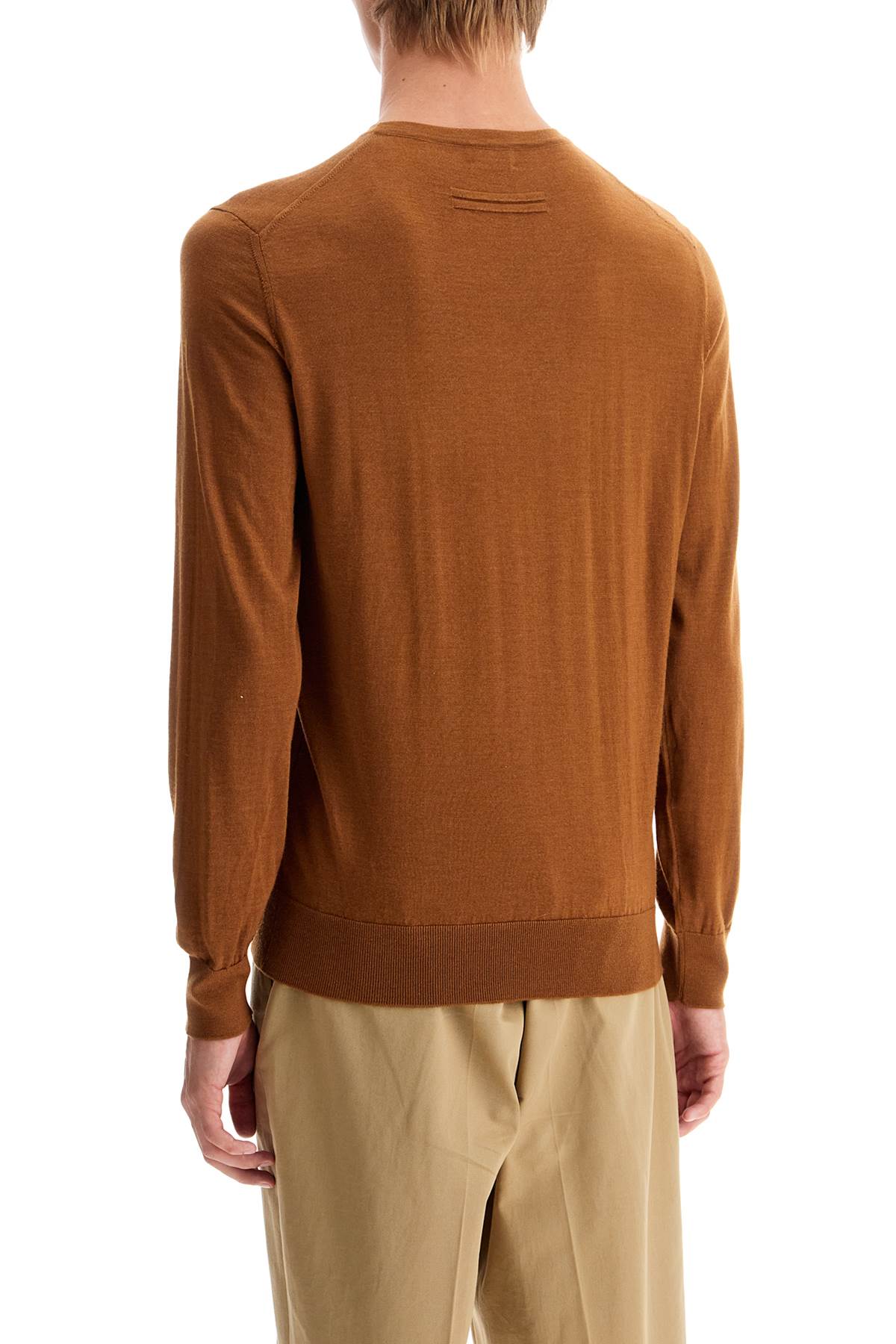 Cashseta Crew-neck Sweater  - Brown