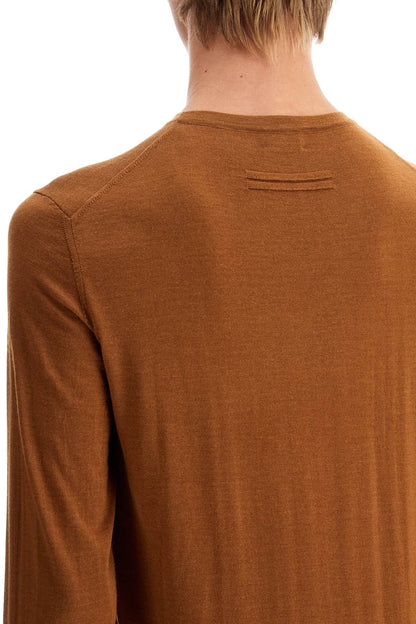 Cashseta Crew-neck Sweater  - Brown