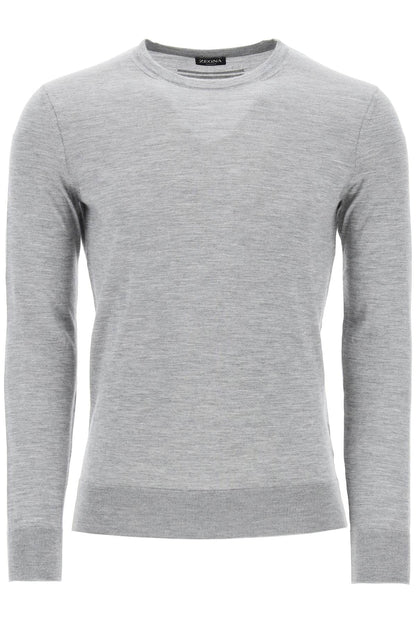 Cashseta Crew-neck Sweater  - Grey