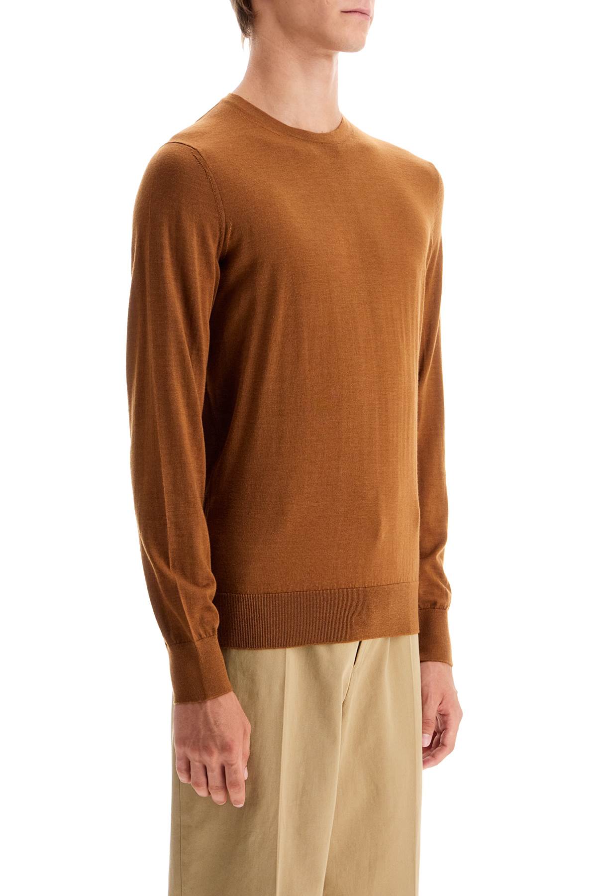 Cashseta Crew-neck Sweater  - Brown