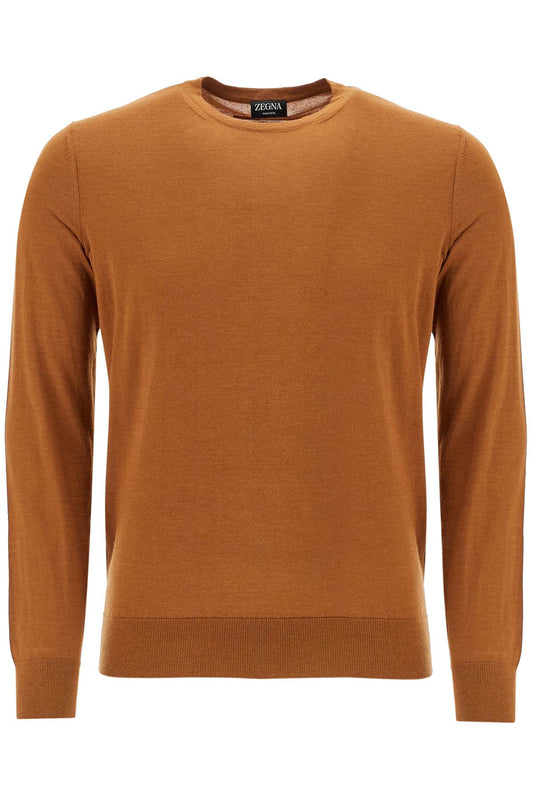 Cashseta Crew-neck Sweater  - Brown