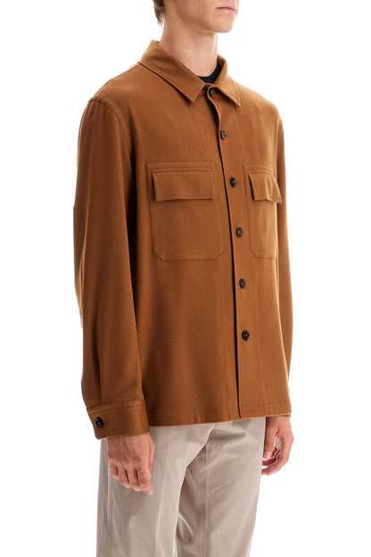 Cashmere Oasis Overshirt  - Brown