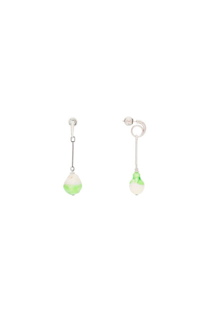 'pearl Drop' Earrings  - White