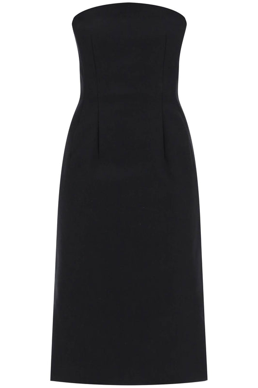 Editta Midi Tube Dress In  - Black