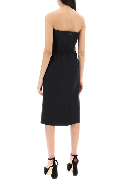 Editta Midi Tube Dress In  - Black