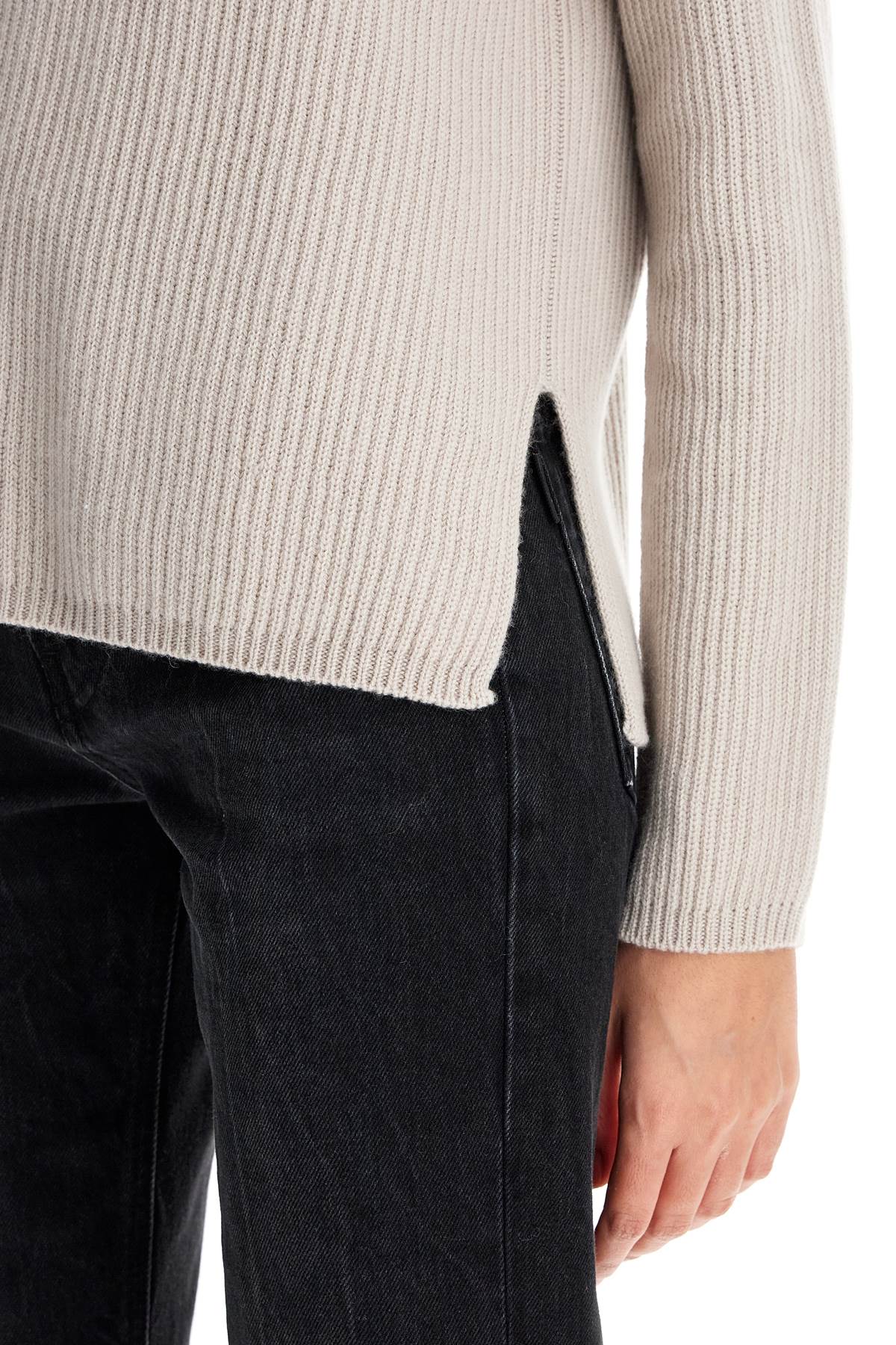 'english Rib Pullover With '  - Neutro