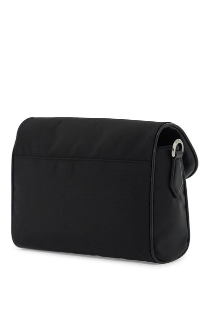 Nylon Crossbody Bag Eli With Shoulder  - Black