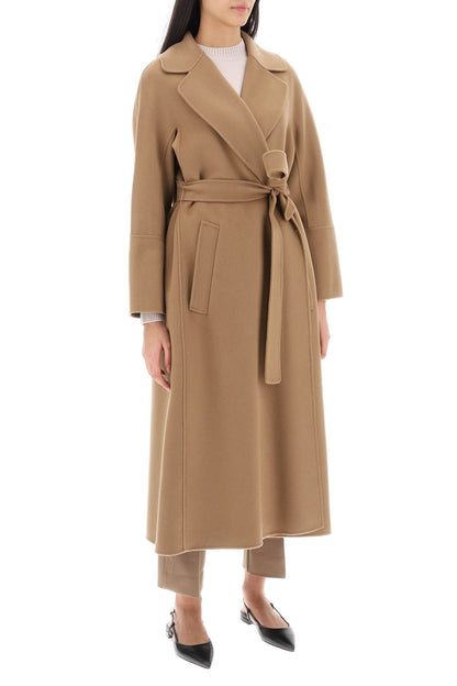 Elisa Coat In Virgin Wool  - Beige