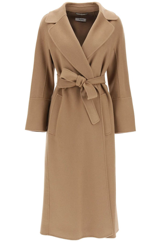 Elisa Coat In Virgin Wool  - Beige