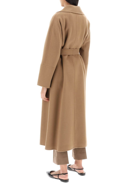 Elisa Coat In Virgin Wool  - Beige