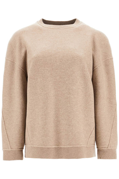 'elvira' Wool And Cashmere Jersey  - Beige