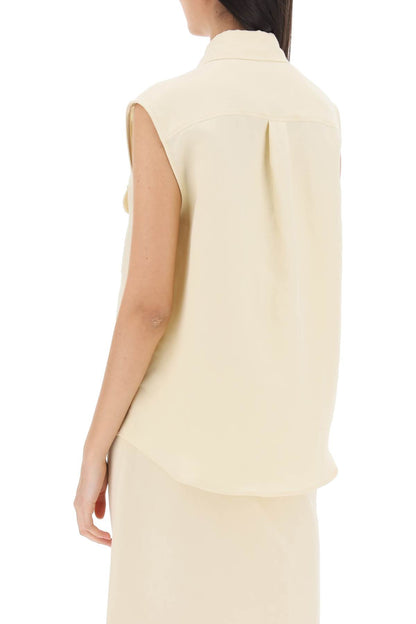 Savannah Pekín Sleeveless Shirt  - Neutro