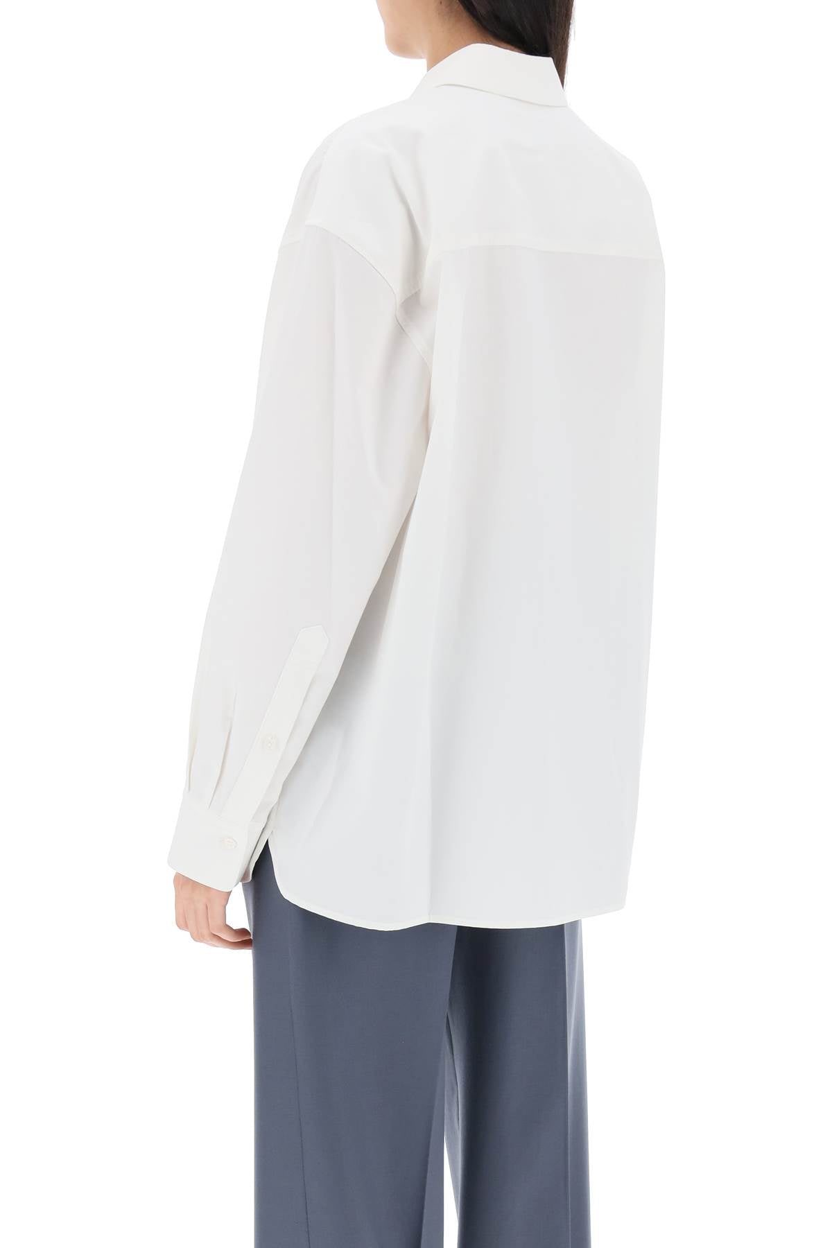 Espanto Oversized Shirt  - White