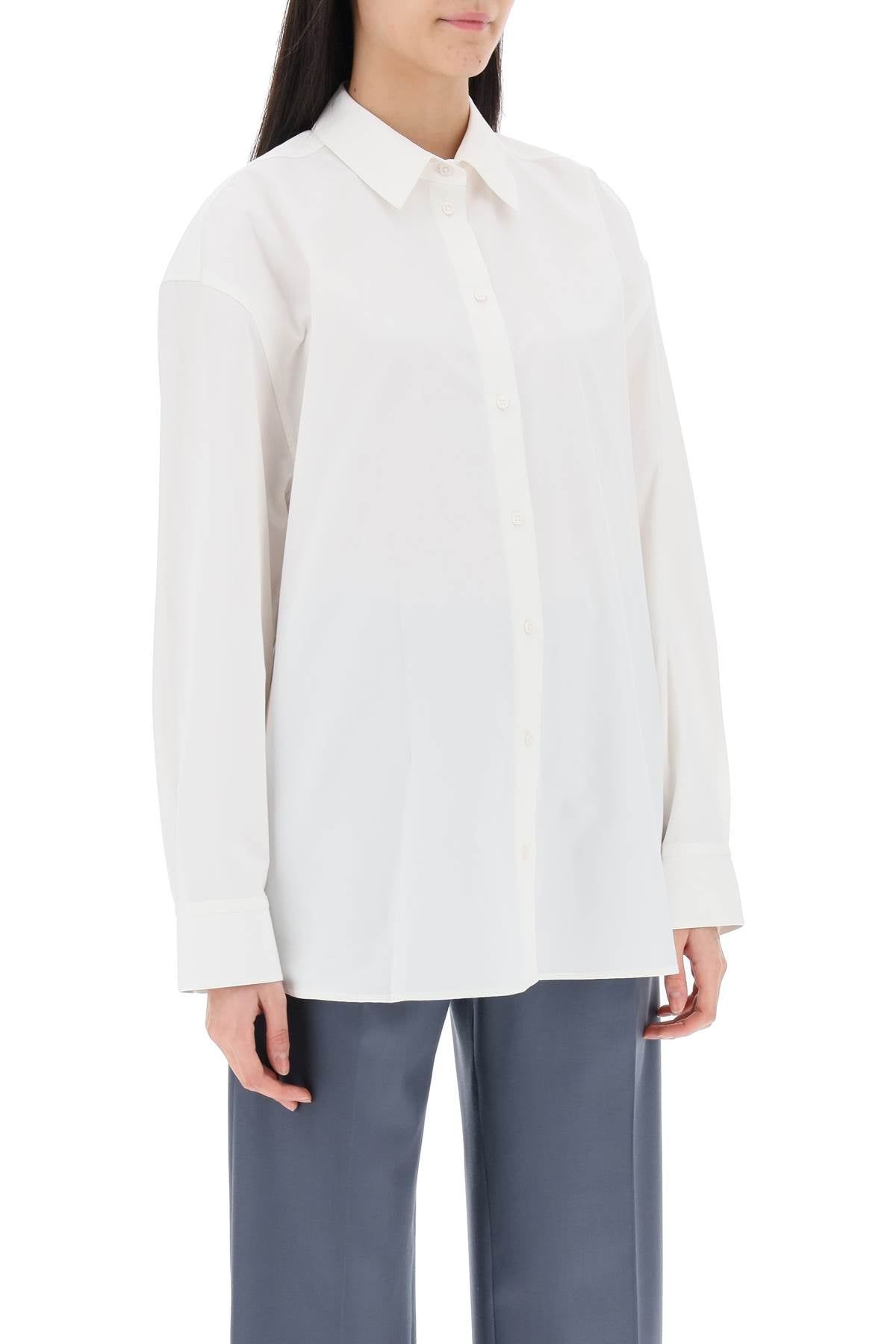 Espanto Oversized Shirt  - White