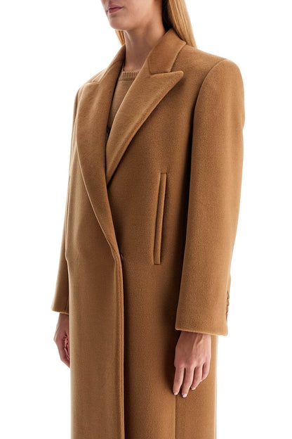 'extreme' Long Straight-cut Coat  - Beige