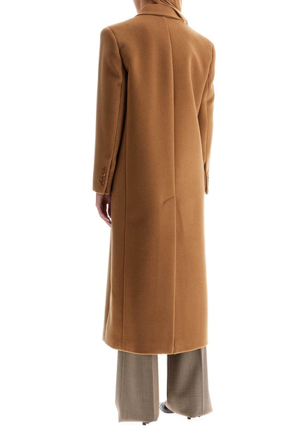 'extreme' Long Straight-cut Coat  - Beige