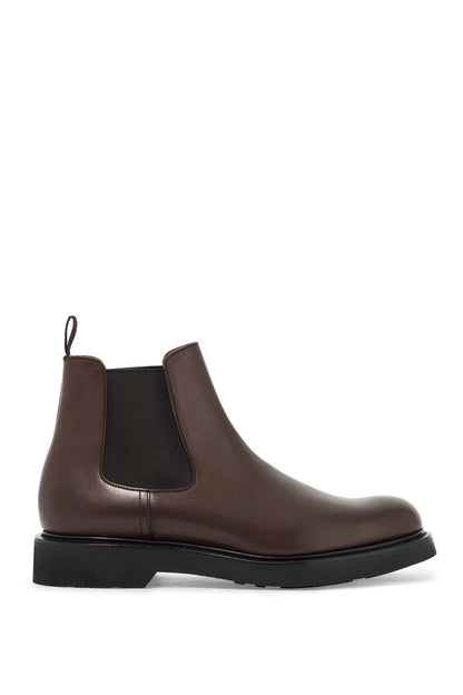 Leather Leicester Chelsea Boots  - Brown