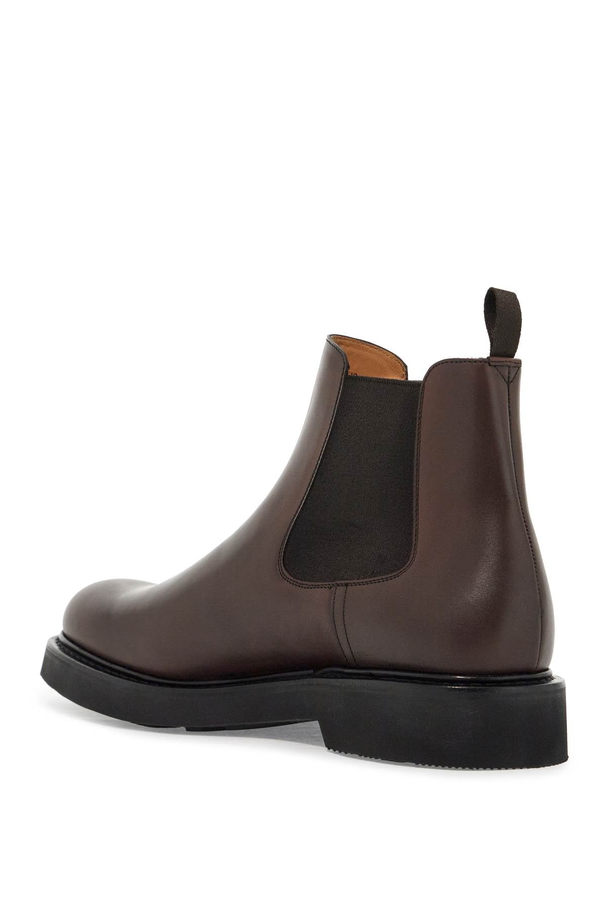 Leather Leicester Chelsea Boots  - Brown